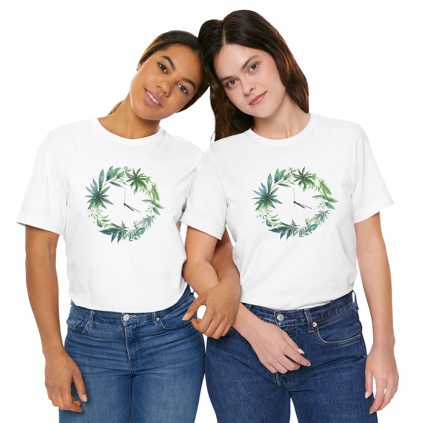 420 Weed Leaf Clock T-Shirt – Stoner Aesthetic Tee for Cannabis Lovers | Chill Graphic Tee | Gift for Smokers | It’s Always 4:20 Somewhere