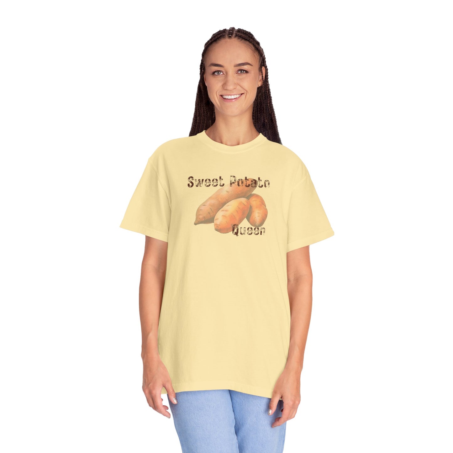 Sweet Potato Queen Shirt | Funny Southern Foodie Tee | Thanksgiving Graphic T-Shirt