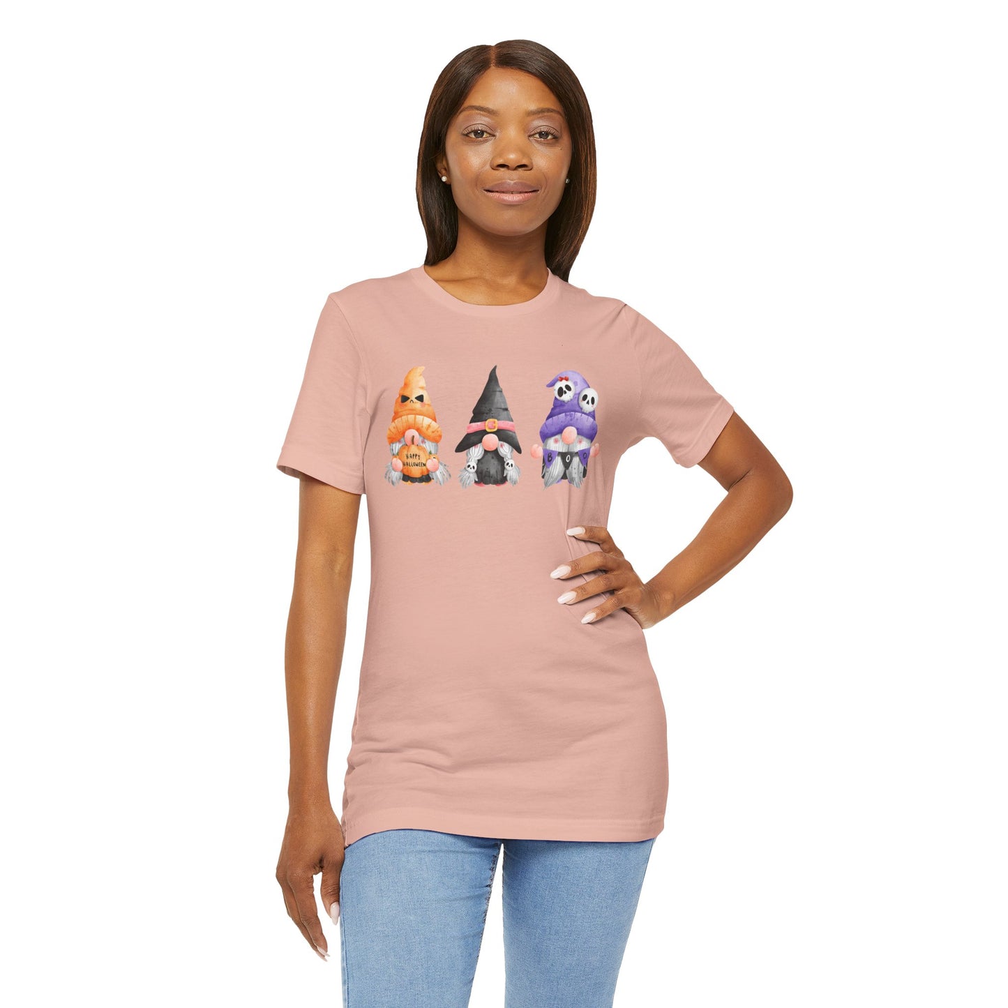 Spooky Season Squad | Cute Halloween Gnomes, Teacher Tee, Fun Fall Outfit, Costume Alternative