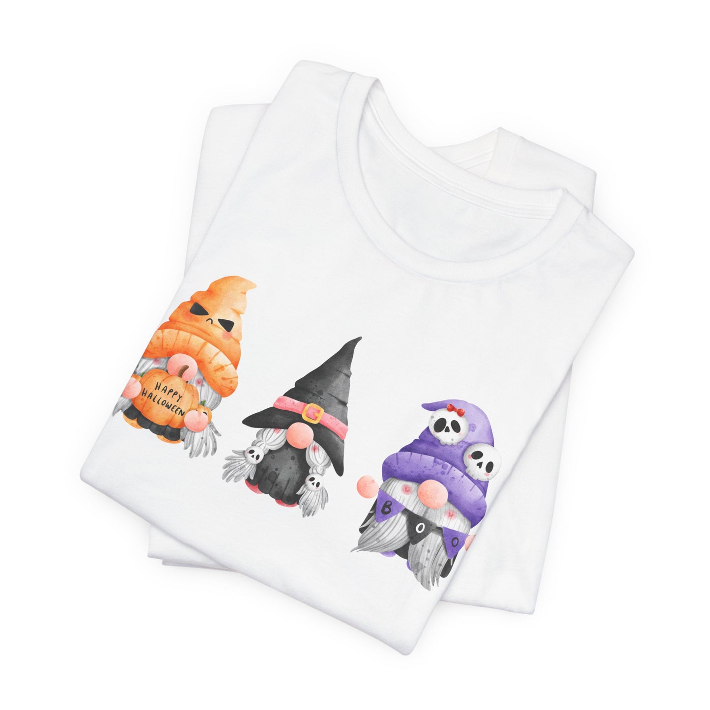 Spooky Season Squad | Cute Halloween Gnomes, Teacher Tee, Fun Fall Outfit, Costume Alternative