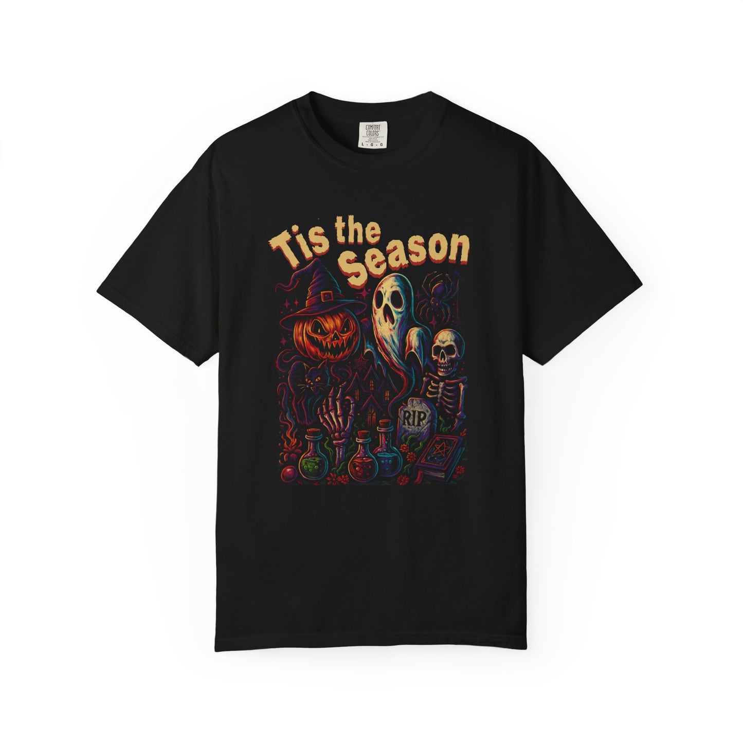 Tis the Season Halloween Shirt | Spooky Season October Pumpkin Graphic Tee