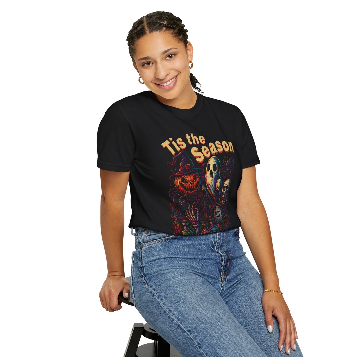 Tis the Season Halloween Shirt | Spooky Season October Pumpkin Graphic Tee